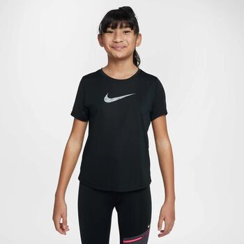 Girls Black Logo T-Shirt
