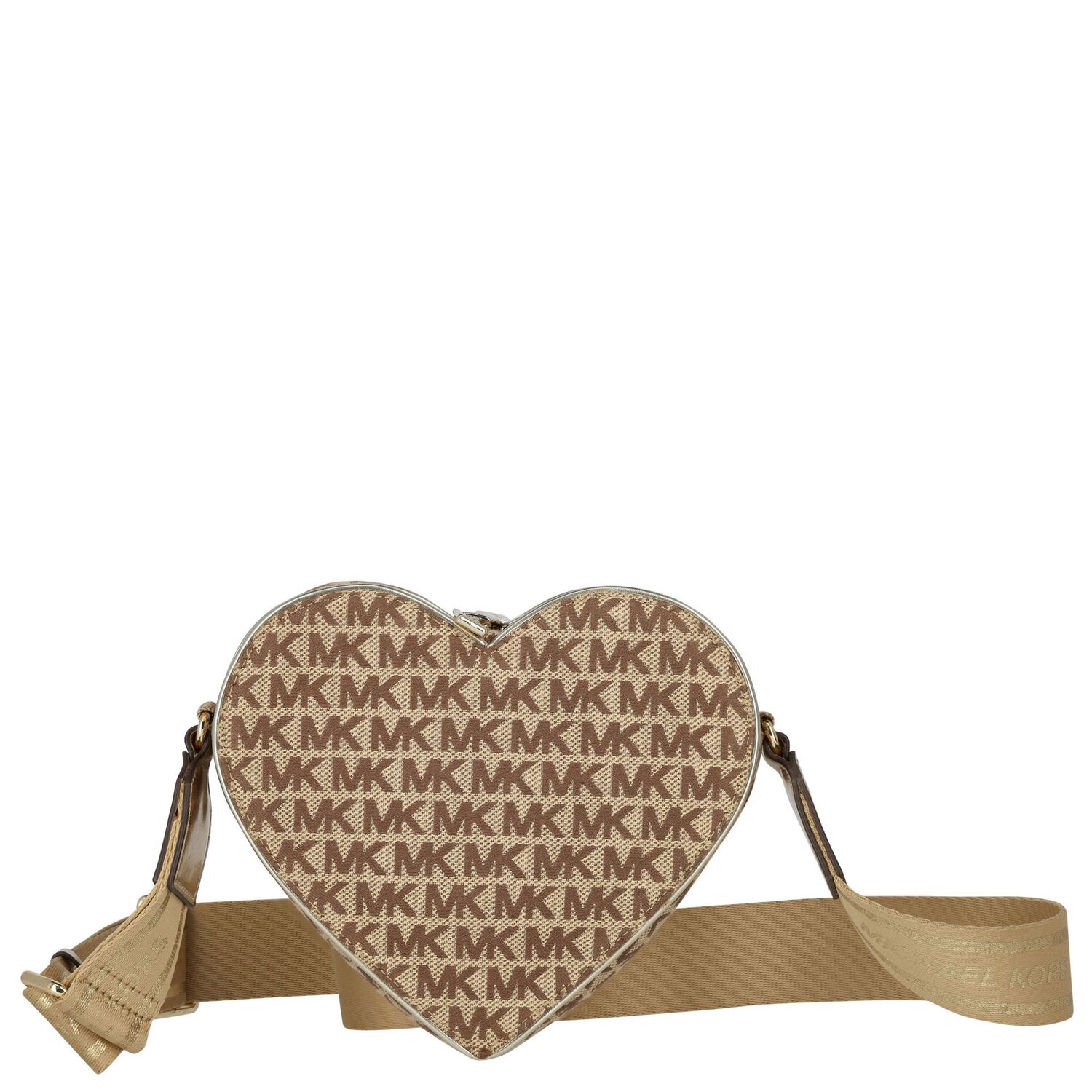 Girls Gold Heart Logo Hand Bag, 1, hi-res