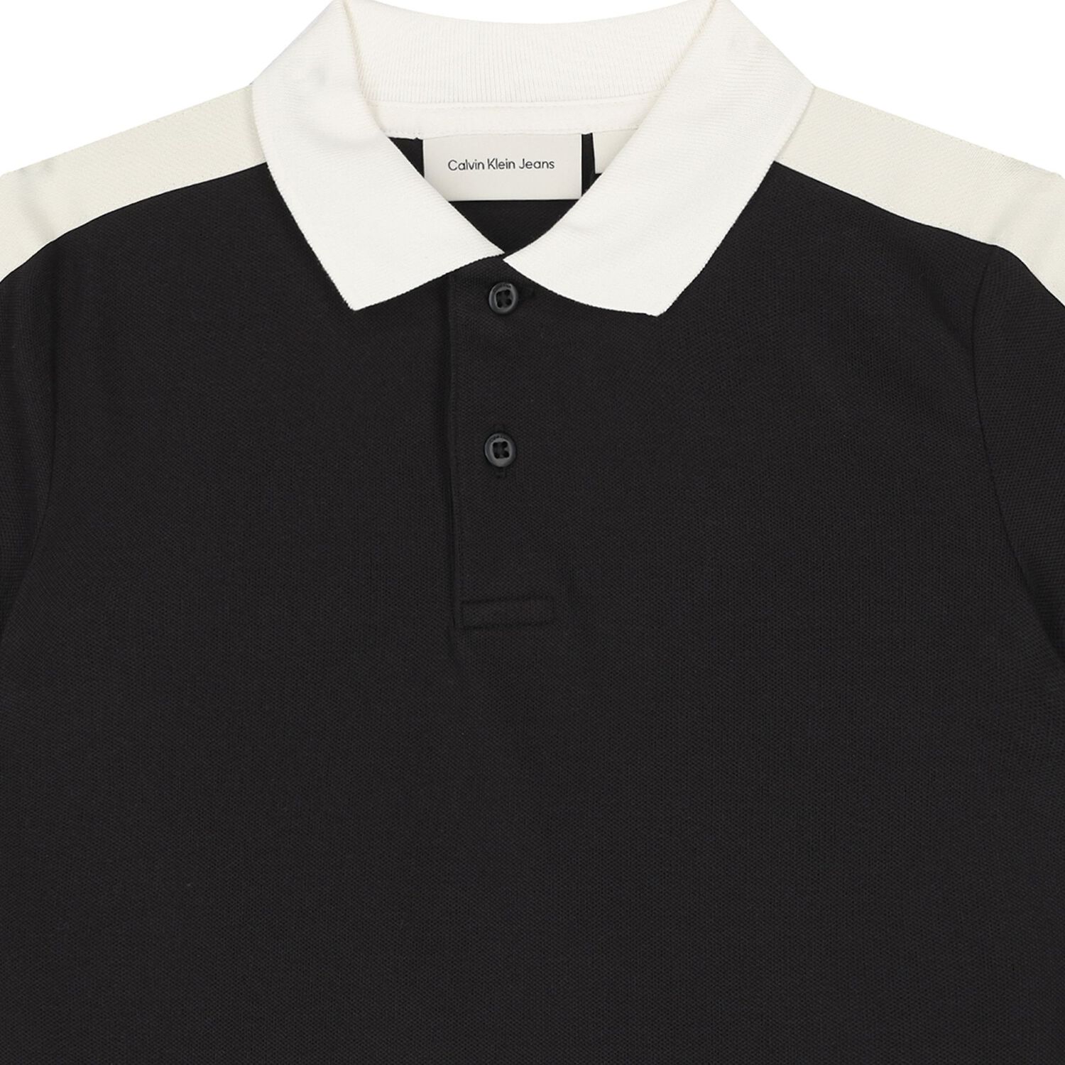 Boys Black & Ivory Polo Shirt, 1, hi-res image number null