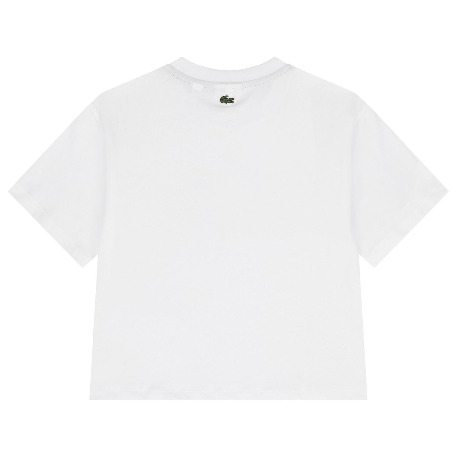 Girls White Logo T-Shirt, 1, hi-res