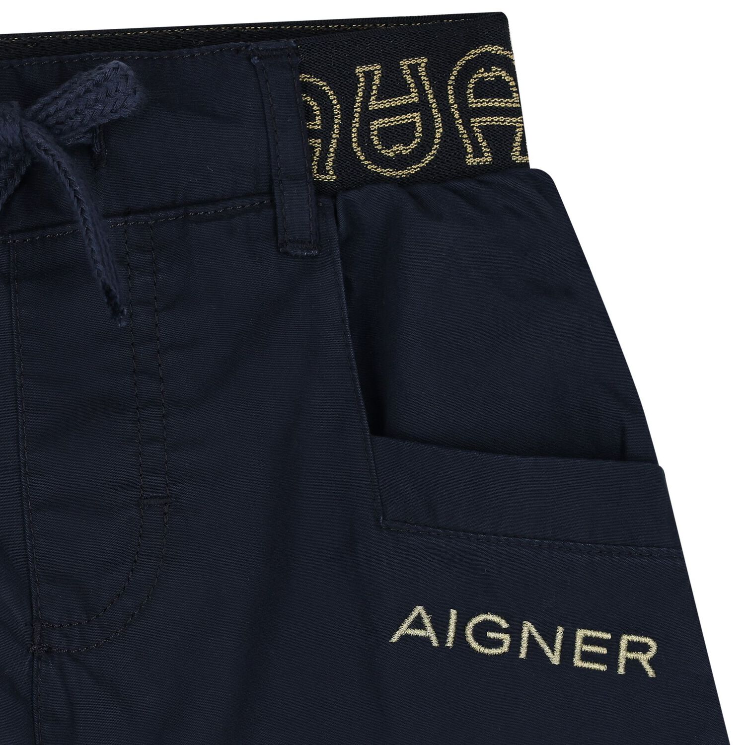 شورت أولاد بالشعار باللون الكحلي, 2, hi-res image number null