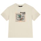 Boys Green & Beige T-Shirts ( 2 Pack ), 3, hi-res