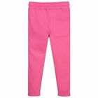 Girls Pink Logo Joggers, 1, hi-res