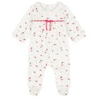 Baby Girls White & Red Babygrows ( 2-Pack ), 3, hi-res
