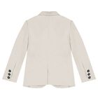 Boys Beige Blazer, 1, hi-res