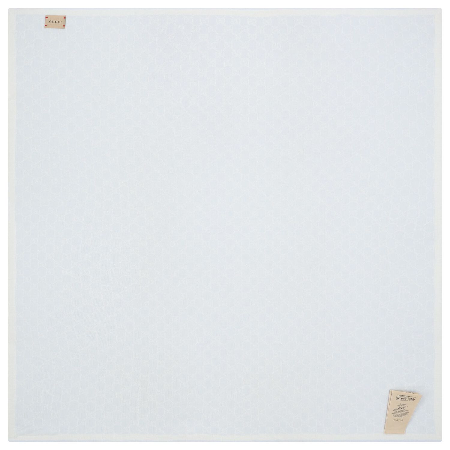 Blue & Ivory Logo Baby Blanket, 1, hi-res