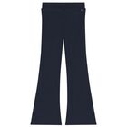 Girls Navy Blue Logo Leggings, 1, hi-res