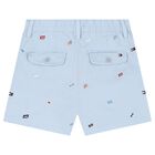 Boys Blue Flags Shorts, 1, hi-res