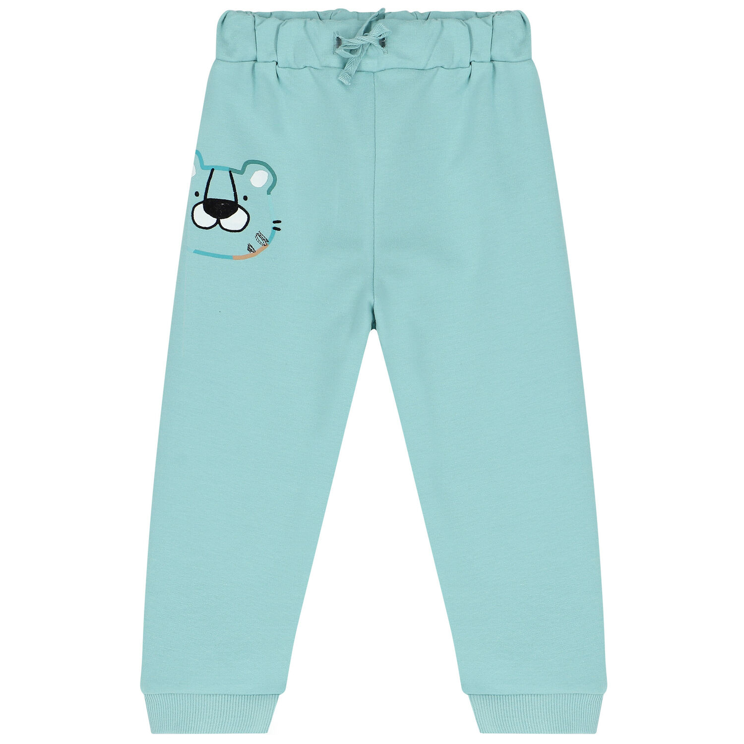 بدلة رياضية أولاد باللون الاخضر والعاجى (2 قطع), 1, hi-res