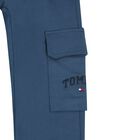 Boys Blue Logo Joggers, 1, hi-res