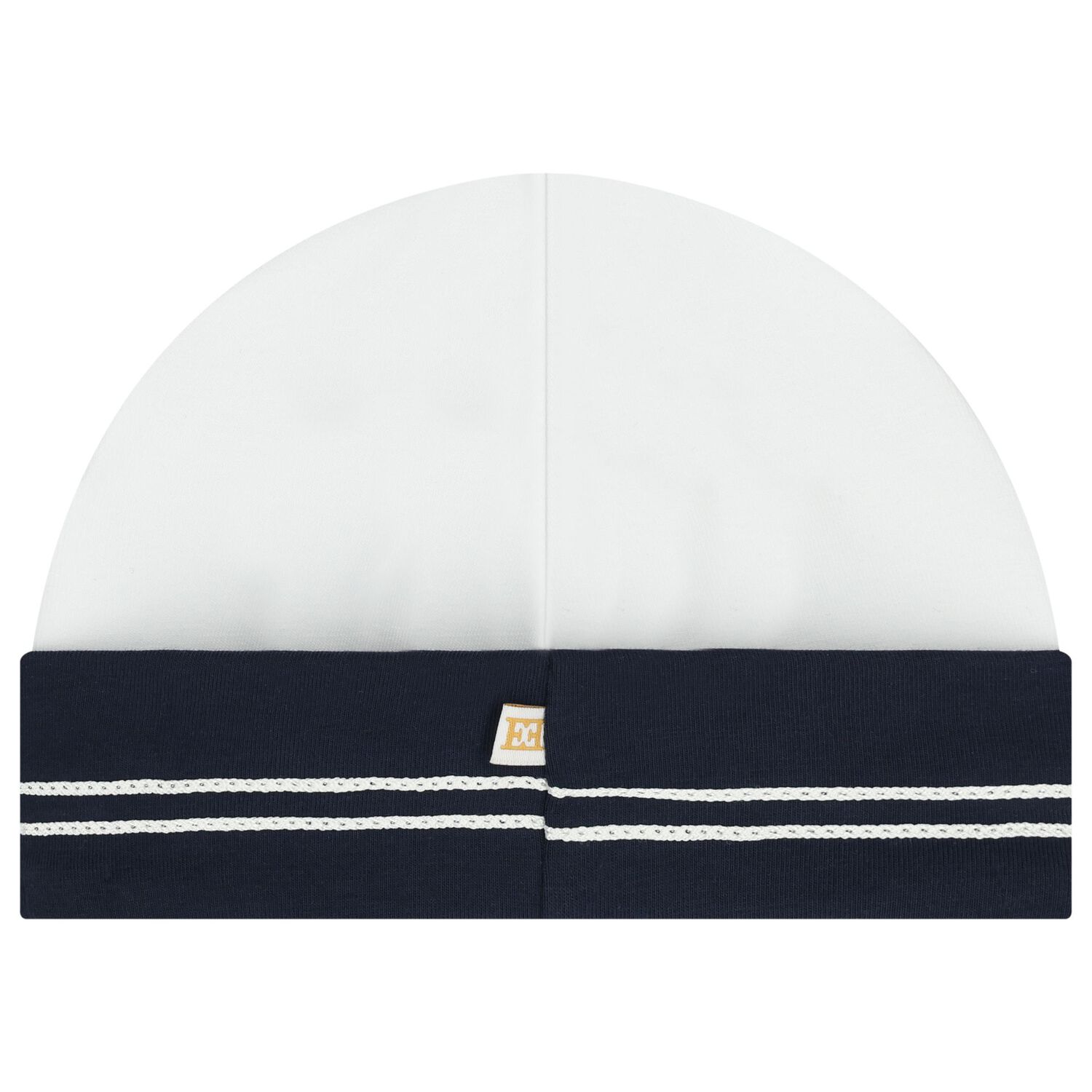 قبعة بشعار أبيض و الكحلي للبنات الصغيرات, 1, hi-res