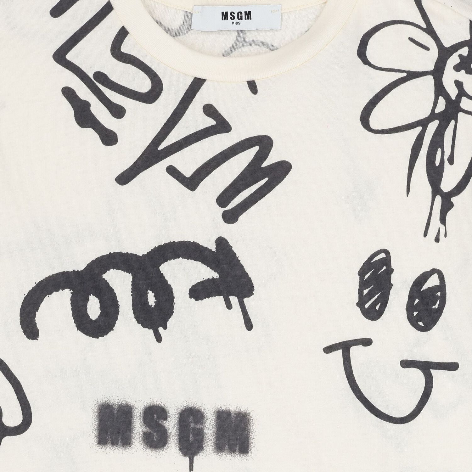 Boys Ivory Logo T-Shirt, 2, hi-res image number null