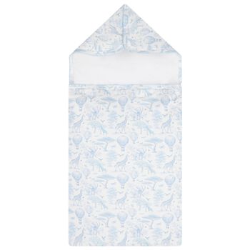 My Little Pie Baby Boys White & Blue Africa Nest, 2 Baby Boys White & Blue Africa Nest