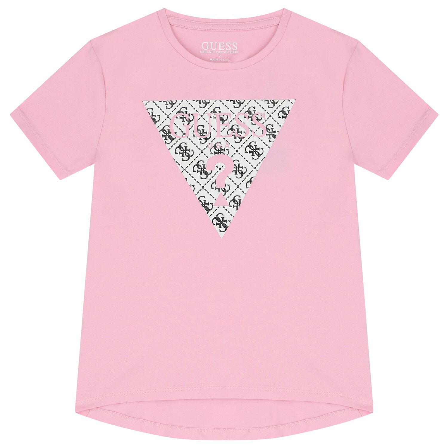 Girls Pink Logo T-Shirt, 2, hi-res image number null