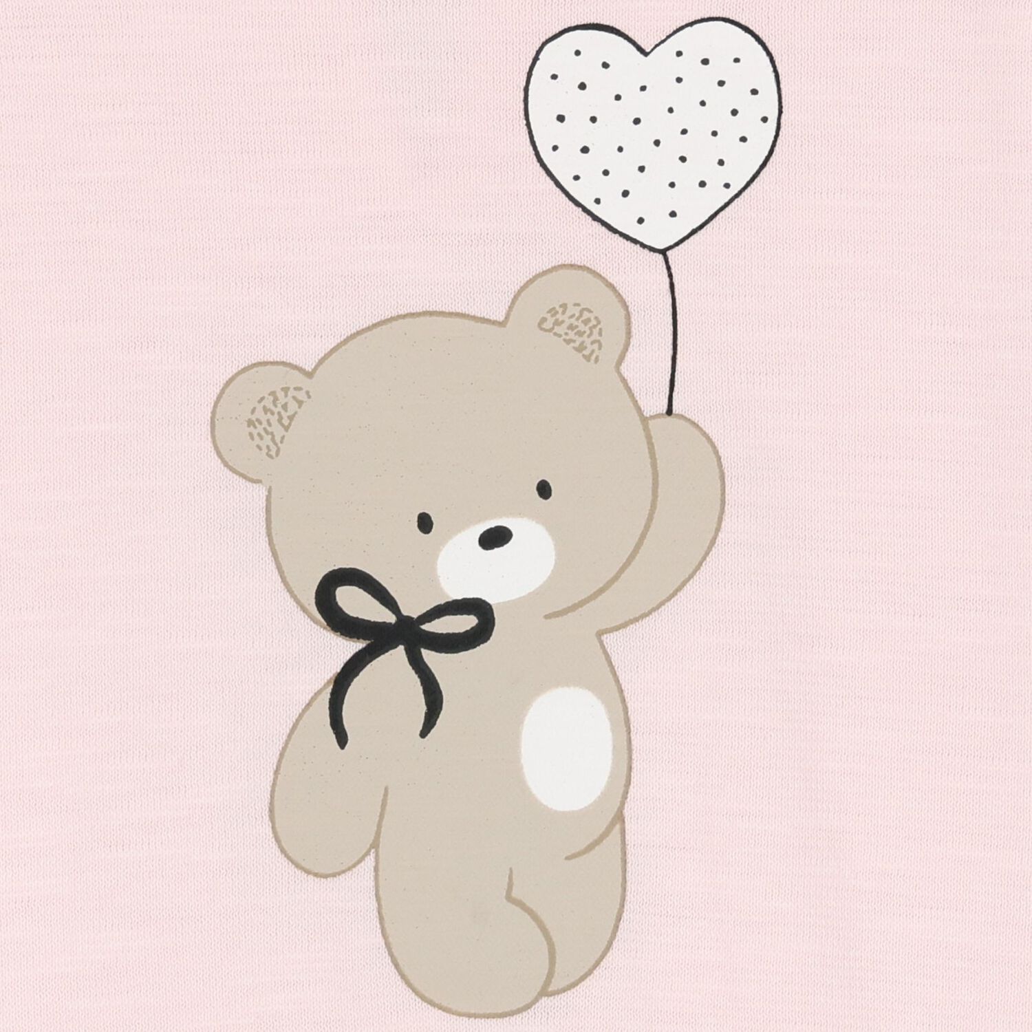 Baby Girls Pink Teddy Bear Romper Set, 1, hi-res