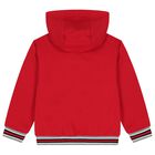Boys Red, Black & Grey Tracksuit ( 3 Piece ), 1, hi-res