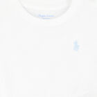 Baby Boys White Logo Bodysuit, 1, hi-res