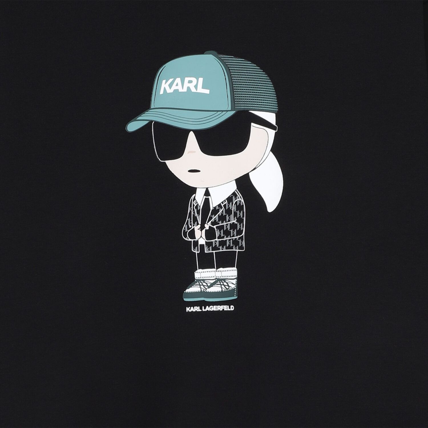 Boys Black Ikonik Logo Sweatshirt, 1, hi-res