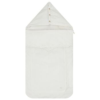Baby Girls Ivory Logo Nest