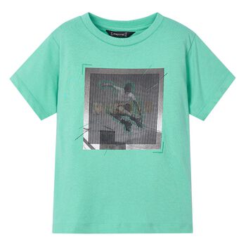 Boys Green Lenticular Print T-Shirt
