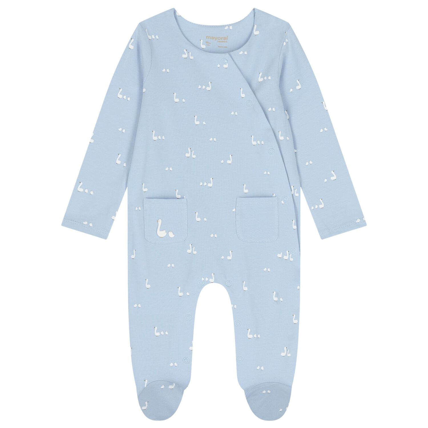 Baby Boys Blue & White Babygrow Gift Set, 3, hi-res