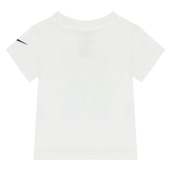 Younger Girls White Logo T-Shirt