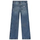 Girls Blue Denim Jeans, 1, hi-res