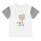 تيشيرت اطفال تيدى بير باللون الابيض, 2, hi-res