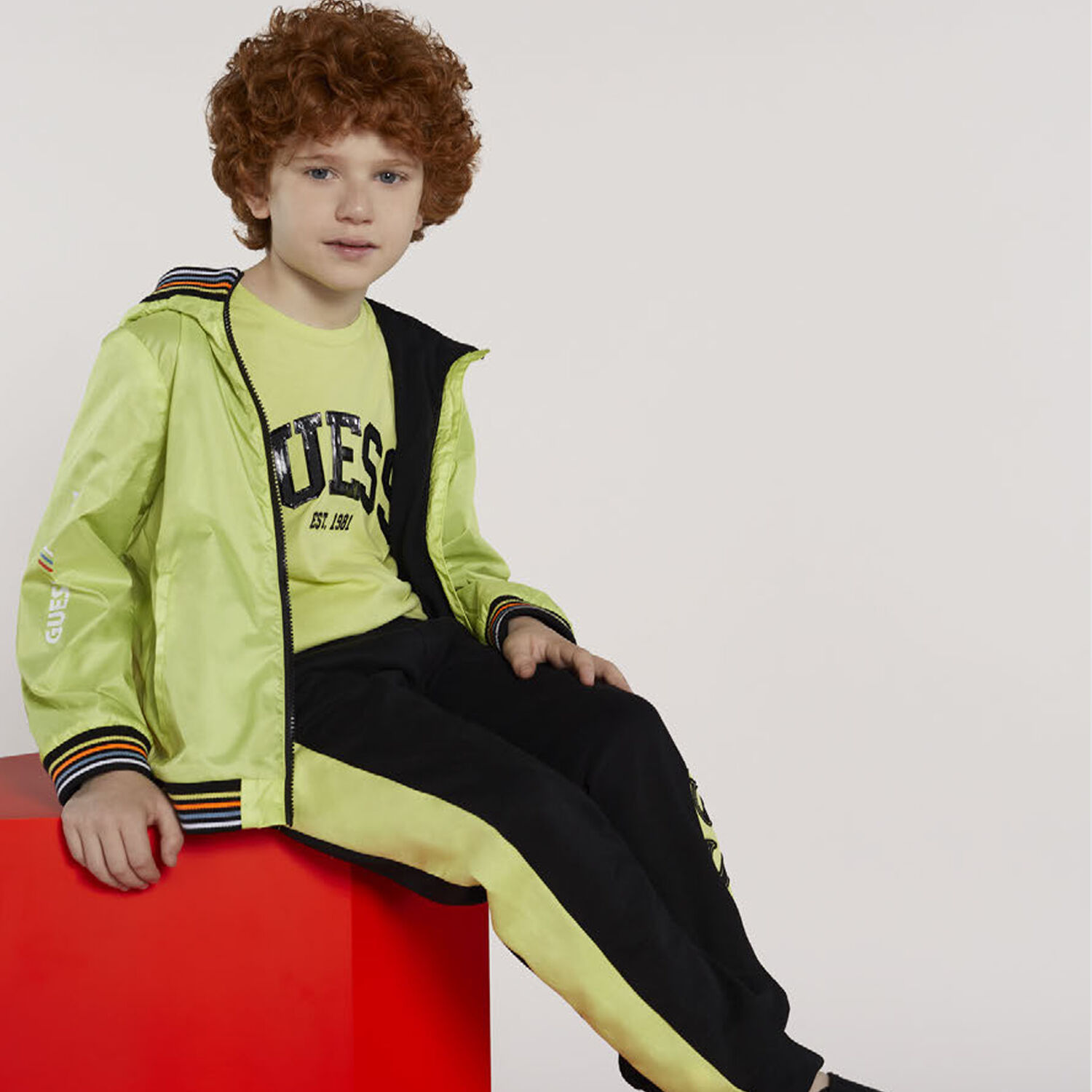 Boys Green Logo T-Shirt, 2, hi-res