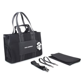 Black Ikonik Karl Baby Changing Bag