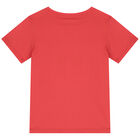 تيشيرت بنات باللون الاحمر, 2, hi-res