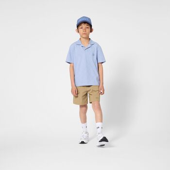 Boys Blue Logo Polo Shirt