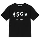 تيشيرت بالشعار باللون الاسود والابيض, 3, hi-res