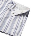 Younger Boys White & Blue Shorts Set, 1, hi-res
