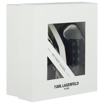 حذاء أيكونيك كارل أسود للأولاد قبل المشي