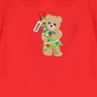 Red Christmas Teddy Bear Babygrow, 2, hi-res