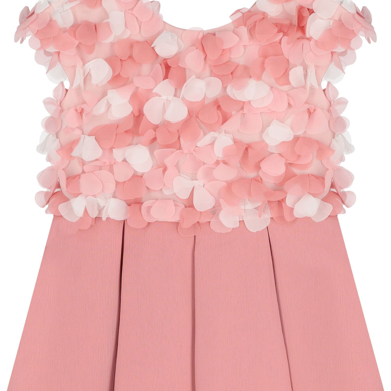 Girls Pink Flower Dress, 1, hi-res