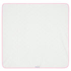 بطانية بطبعة حصان باللون العاجى والوردى للبنات, 2, hi-res