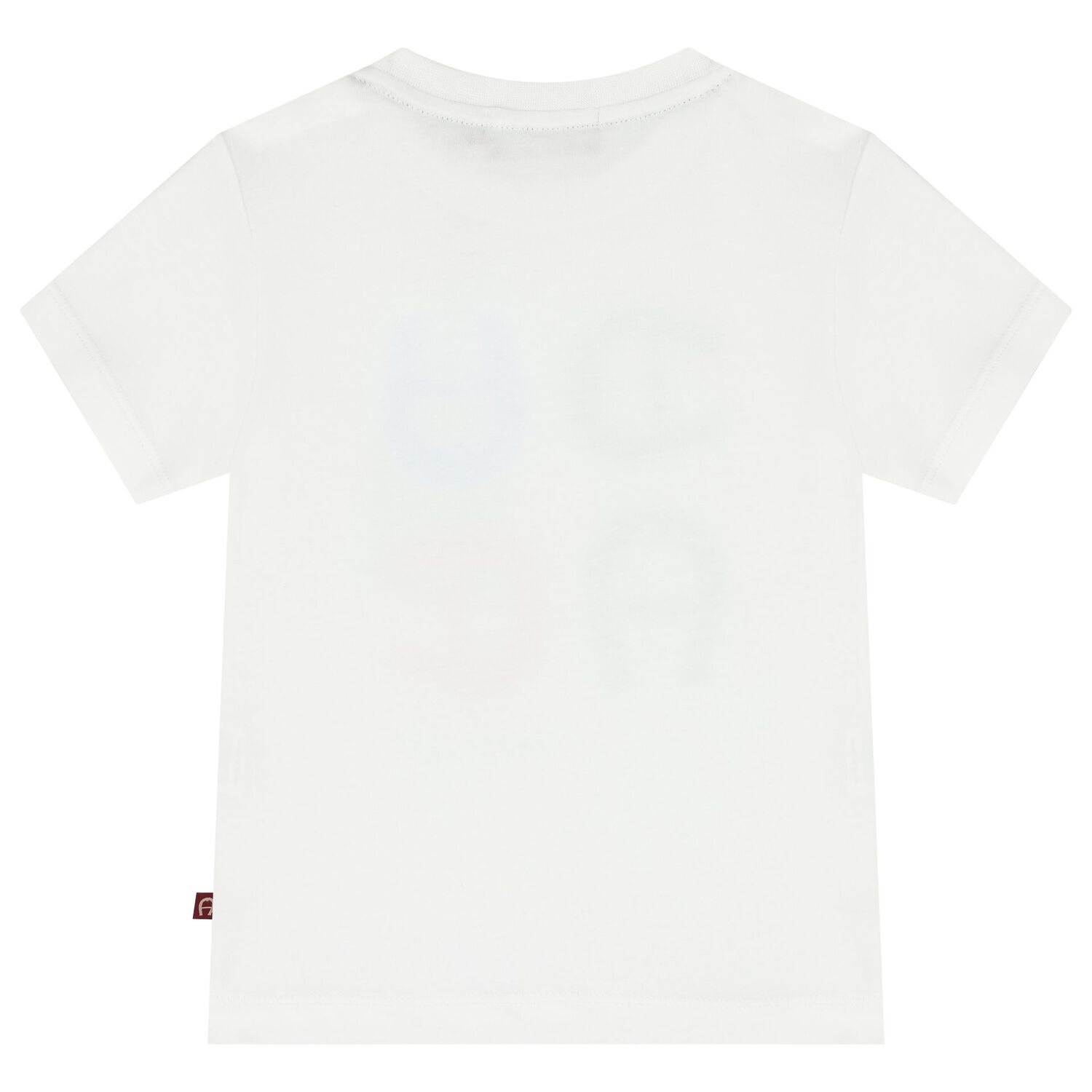 Younger Boys White Logo T-Shirt, 1, hi-res