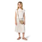 Girls Beige Heart Logo Handbag, 1, hi-res