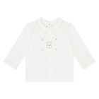 Baby Boys White & Beige Trousers Set, 1, hi-res