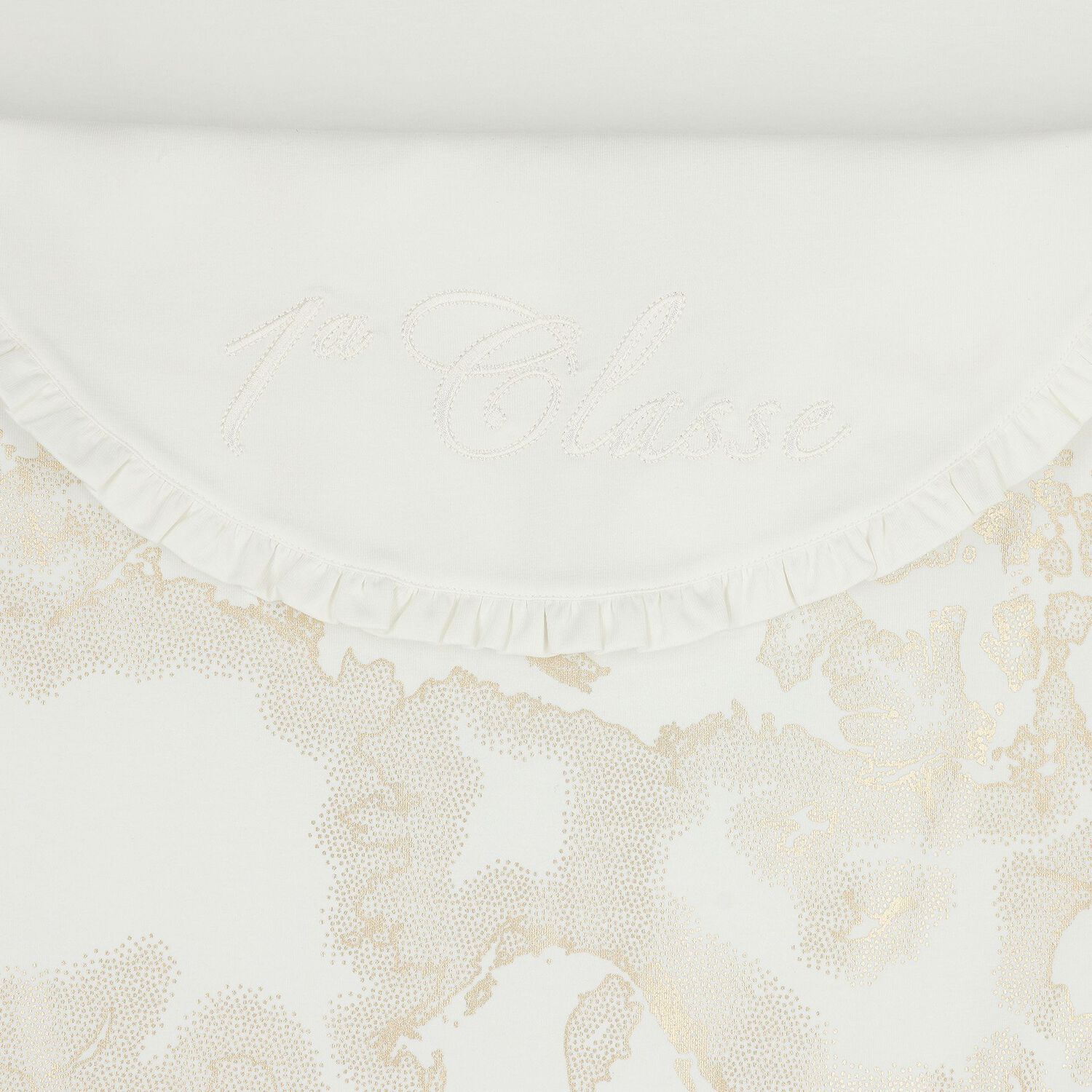 مهد خريطة جغرافية باللون الأبيض و الذهبي للفتيات , 1, hi-res