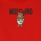 فستان بنات بشعار تيدى باللون الأحمر, 2, hi-res