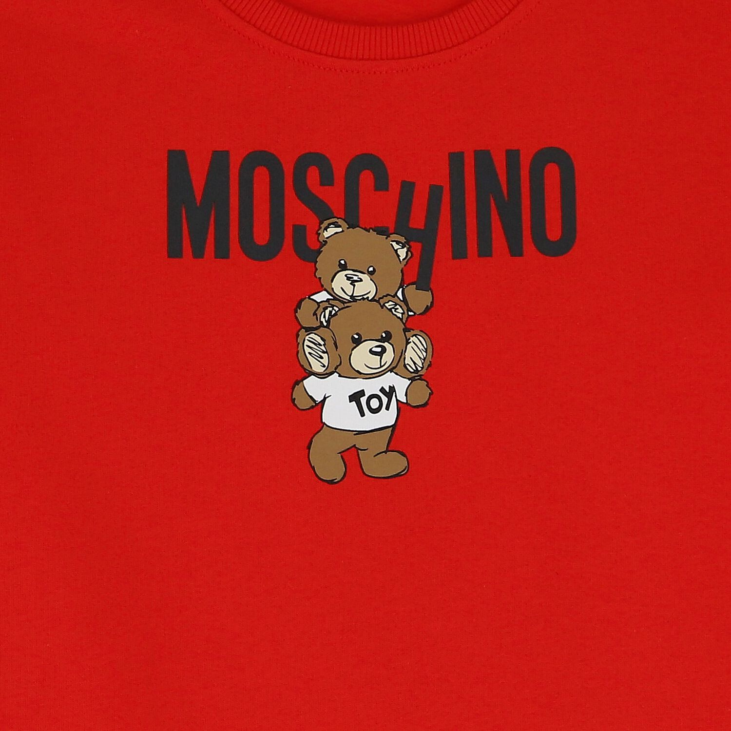 فستان بنات بشعار تيدى باللون الأحمر, 2, hi-res image number null