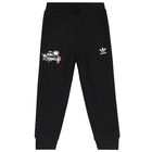 Girls Black Hello Kitty Tracksuit, 1, hi-res