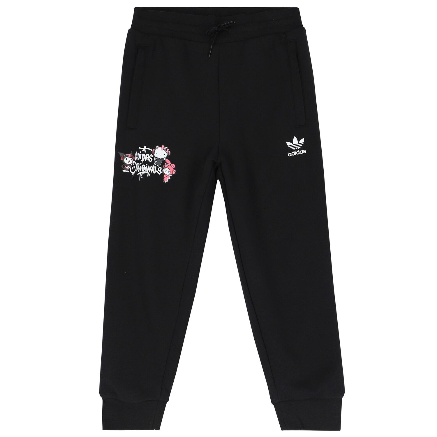 Girls Black Hello Kitty Tracksuit, 1, hi-res image number null