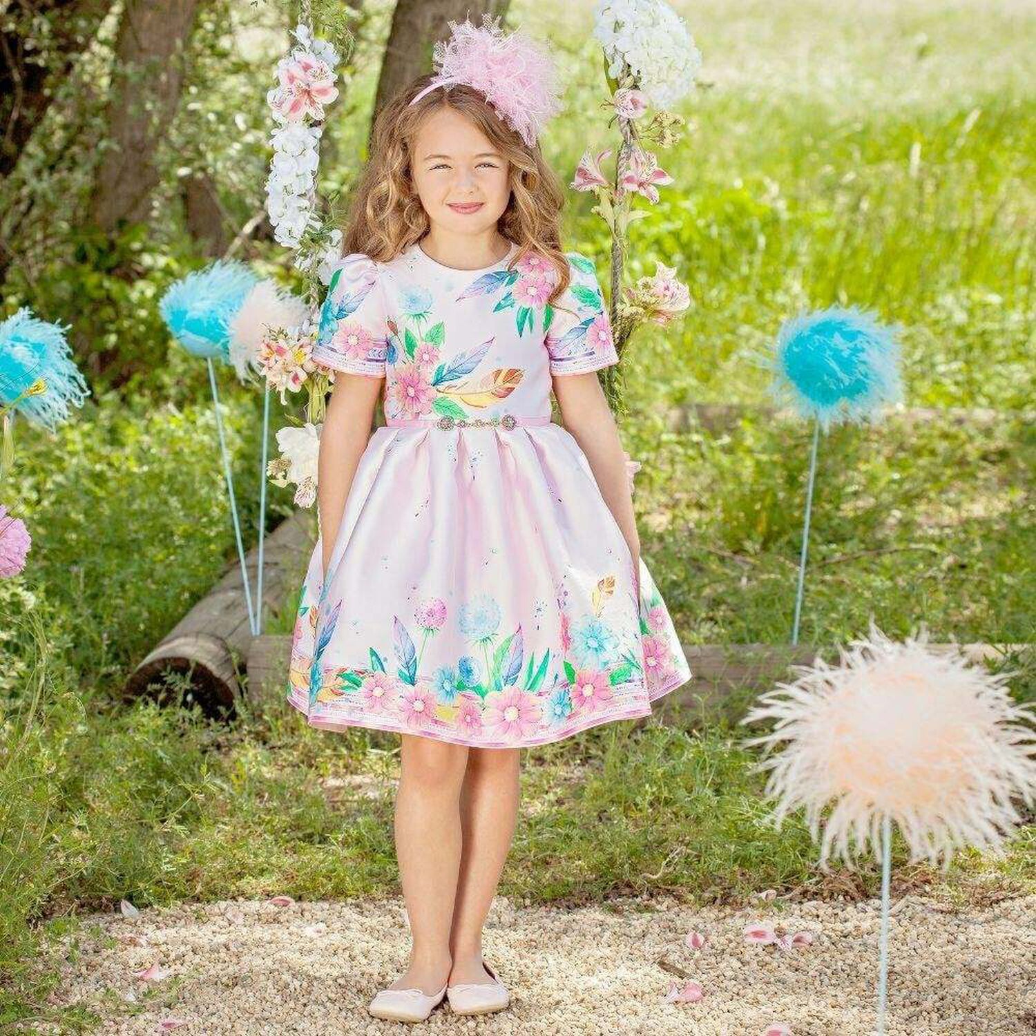 فستان بالوهزر ساتان باللون الزهرى , 1, hi-res image number null