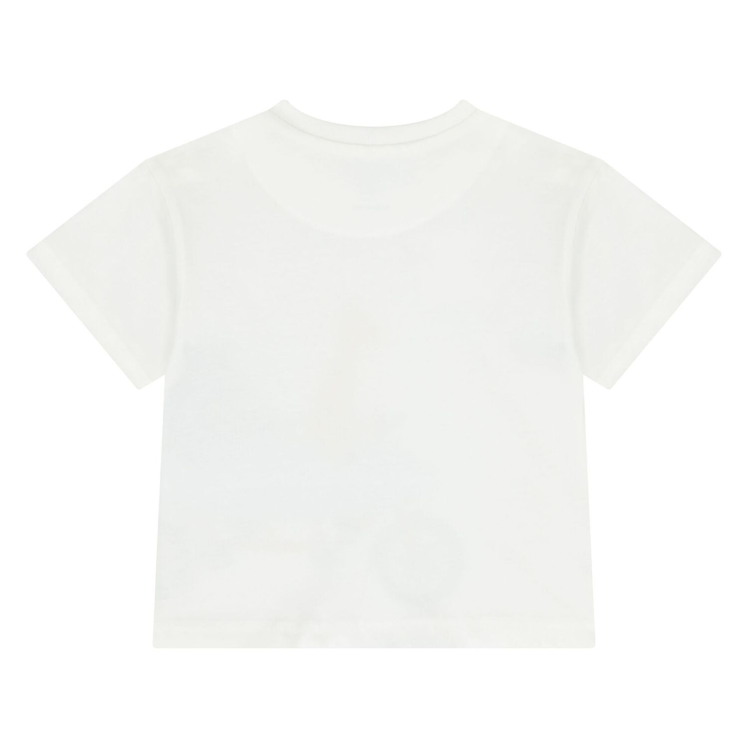 Younger Boys White & Orange Shorts Set, 1, hi-res