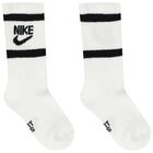 Boys White, Black & Grey Logo Socks ( 6-Pack ) , 1, hi-res