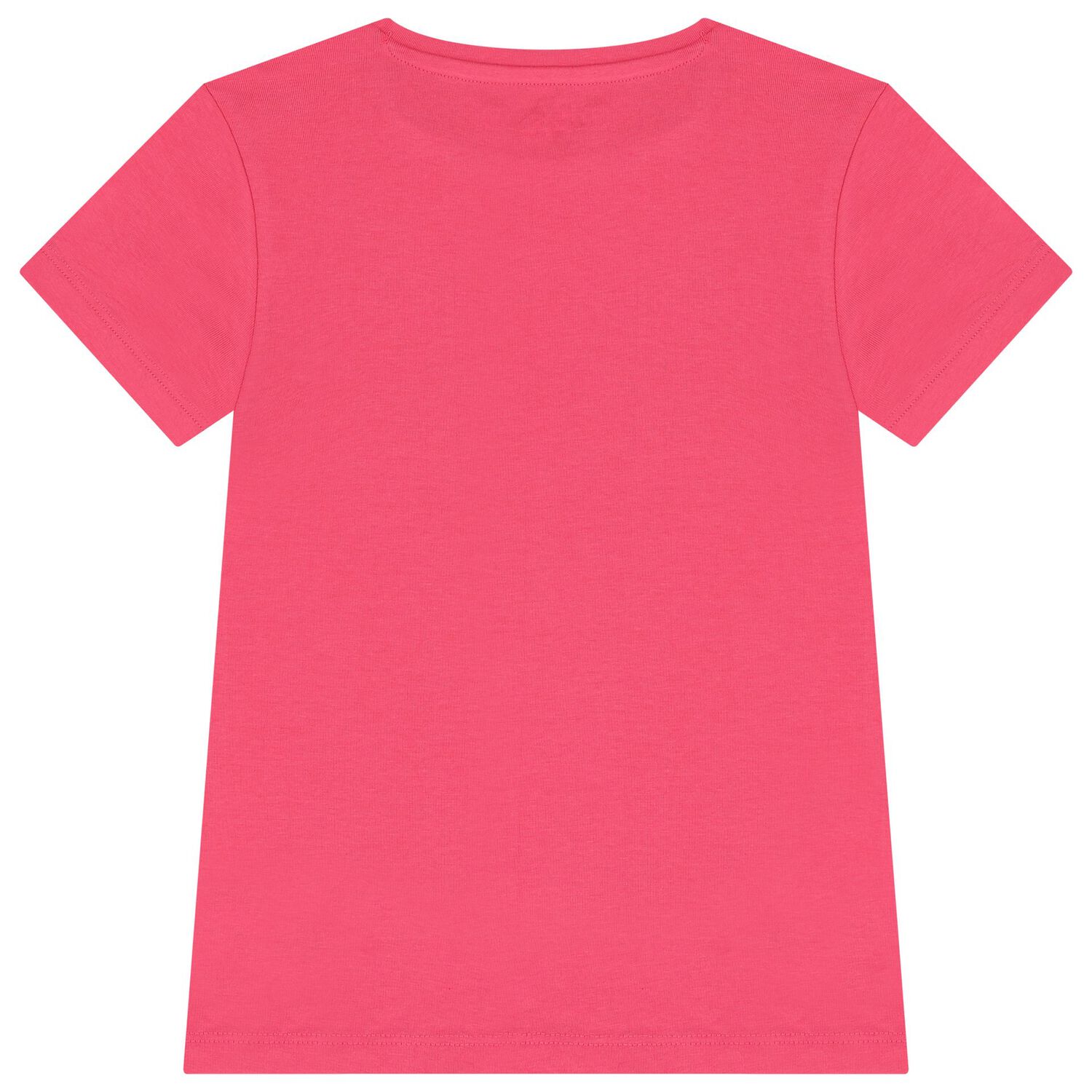 Girls Pink Logo Rhinestone T-Shirt, 2, hi-res image number null